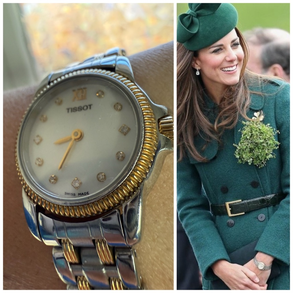 Tissot “Ballade Dream Collection” two-toned watch ASO Kate Middleton